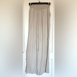 Love Tree Tan Tencel Palazzo Pants